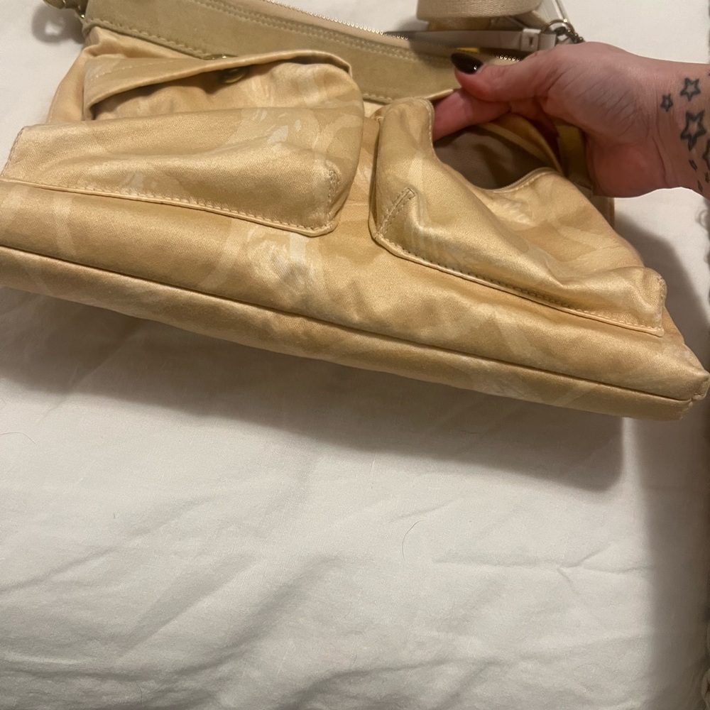 Vintage Coach jacquard canvas and leather crossbody - Picture 5 of 16
